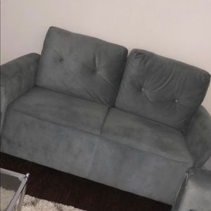 Grey couches